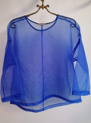 SILK SHIRT BLUE