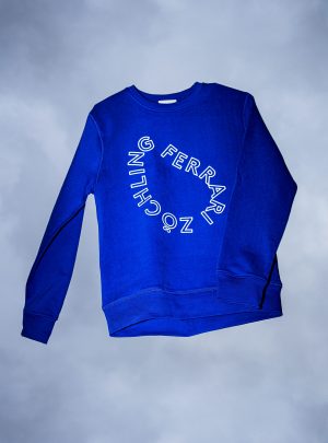 UNISEX SWEATER BLUE with GLOW IN THE DARK