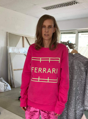 PINK FERRARI UNISEX SWEATER