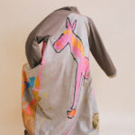 Art Print Bomber Coat Santl