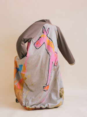 Art Print Bomber Coat Santl